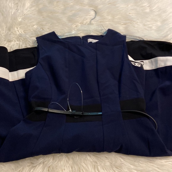 Calvin Klein Dress brand new with tag size 6 with belt around waist - Picture 12 of 16